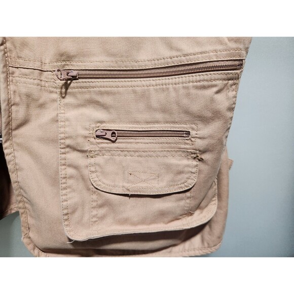 HQ Issue Khaki Men's Tactical Hunting Vest - Size 2XL - Picture 3 of 10